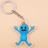 Cartoon Rick And Morty Keychain