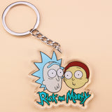 Cartoon Rick And Morty Keychain