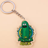 Cartoon Rick And Morty Keychain