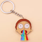 Cartoon Rick And Morty Keychain