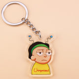 Cartoon Rick And Morty Keychain