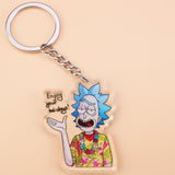 Cartoon Rick And Morty Keychain