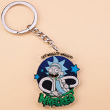 Cartoon Rick And Morty Keychain