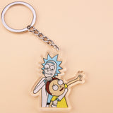 Cartoon Rick And Morty Keychain