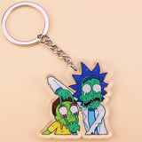 Cartoon Rick And Morty Keychain