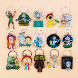 Cartoon Rick And Morty Keychain