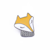 Cute Cartoon Animal Brooches for Women Creative Fox Rabbit Bear Deer Jewelry Enamel Pin Denim Jackets Collar Badge Pins Button