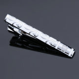 DY new high-quality enamel men's wedding tie clip high-end brand luxury design exquisite pattern crystal tie clip Free Delivery