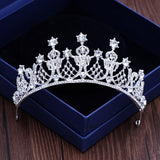 Diverse Silver Gold Color Crystal Crowns Bride tiara Fashion Queen For Wedding Crown Headpiece Wedding Hair Jewelry Accessories