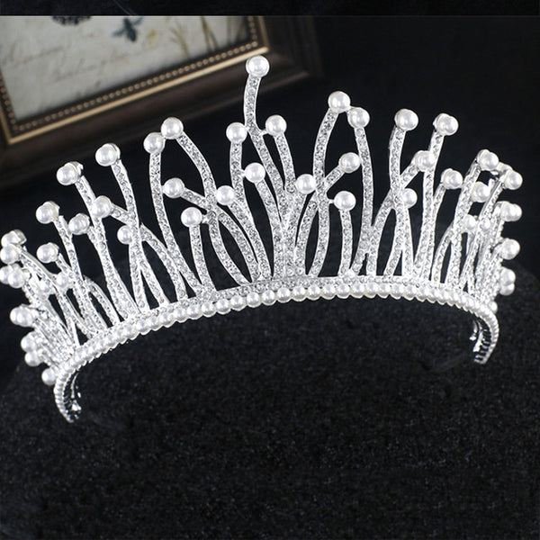 Diverse Silver Gold Color Crystal Crowns Bride tiara Fashion Queen For Wedding Crown Headpiece Wedding Hair Jewelry Accessories