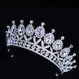 Diverse Silver Gold Color Crystal Crowns Bride tiara Fashion Queen For Wedding Crown Headpiece Wedding Hair Jewelry Accessories