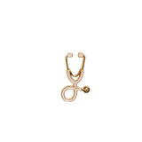 Doctors Nurses Gold Sliver Mini Stethoscope Brooches Pins Jackets Coat Lapel Pin Bag Button Collar Badges Gifts Medical Jewelry