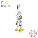 FC Jewelry Fit Original Pandora Charms Bracelet Authentic 925 Silver Paris Eiffel Tower Pendant Hanging Beads Berloque DIY Gift