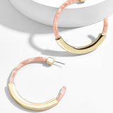 Fashion Colorful Leopard Acrylic Dangle Earring for Women Gold Alloy Round Geometry Resin Statement Hanging Earring Za Brincos