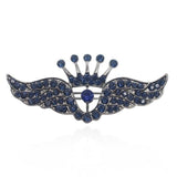 Fashion Full Rhinestone Bee Tortoise Lizard Bear Crown Music Note Guitar Brooches Pins Jewelry For Women Christmas Gifts Broches