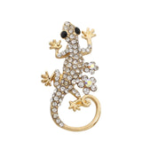 Fashion Full Rhinestone Bee Tortoise Lizard Bear Crown Music Note Guitar Brooches Pins Jewelry For Women Christmas Gifts Broches