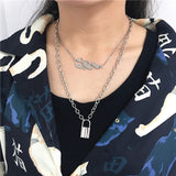 Fashion Necklaces 2019 Harajuku Streetwear Flame Unisex Necklace Punk Accessory Rock Chain Choker Necklaces Nightclub Jewelry