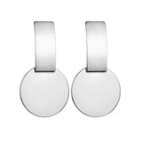 Fashion Statement Earrings 2019 Big Geometric Round Earrings For Women Hanging Dangle Earrings Drop Earing Modern Female Jewelry