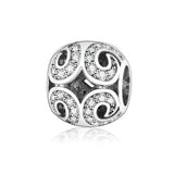 Fits Original Pandora Charms Bracelet DIY Jewelry 2019 Autumn Collection Daisies Openwork Charm 925 Sterling Silver Flower Beads