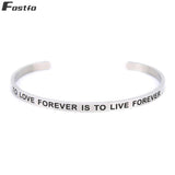 Mantra Bangle for Lover Gifts