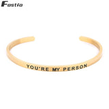 Mantra Bangle for Lover Gifts
