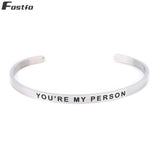 Mantra Bangle for Lover Gifts