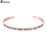 Mantra Bangle for Lover Gifts