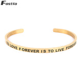 Mantra Bangle for Lover Gifts