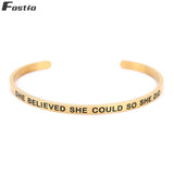 Mantra Bangle for Lover Gifts