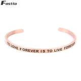 Mantra Bangle for Lover Gifts