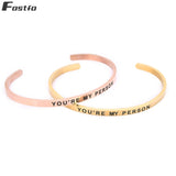 Mantra Bangle for Lover Gifts