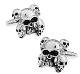 Free Shipping Skull Cufflinks Wholesale Sugar Dead Skeleton Design Hyperbole Style Cuff Links