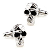 Free Shipping Skull Cufflinks Wholesale Sugar Dead Skeleton Design Hyperbole Style Cuff Links