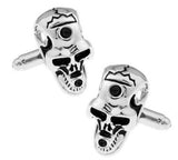 Free Shipping Skull Cufflinks Wholesale Sugar Dead Skeleton Design Hyperbole Style Cuff Links