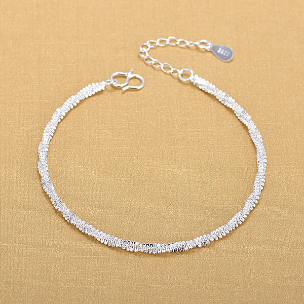 Free Shipping Top Quality Wholesale Silver Bracelets 925 Fashion Bracelets Fine Fashion Bracelet