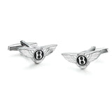Free delivery, high quality men's shirt cufflinks brand new car logo button MG/VOLVO/ Lincoln / Cadillac / Tesla Cufflinks