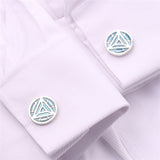 Gemelos Hombre Square Cuff Links For Mens Wedding Suit Accessories Button Gold/Silver  Cufflinks Spinki do Mankietu Men Jewelry