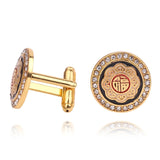 Gemelos Hombre Square Cuff Links For Mens Wedding Suit Accessories Button Gold/Silver  Cufflinks Spinki do Mankietu Men Jewelry
