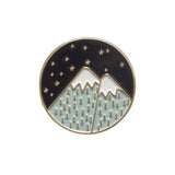 Go stargazing ! Constellations pins Cat Whale Shark Starry Moon Mountain Lapel pins Brooch Badges Romantic brooches