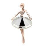 Gymnastics Girl Brooches for Women Cute Enamel Pin Bijouterie High Quality Corsage Fashion Wedding Bride Jewelry