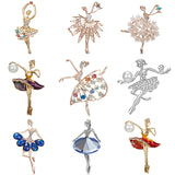 Gymnastics Girl Brooches for Women Cute Enamel Pin Bijouterie High Quality Corsage Fashion Wedding Bride Jewelry