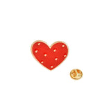 Heart ! Heart ! BiuBiu Shooting Heart Pretty Cute Warm Pink Red Black White Halloween Show Your Love Heart Enamel Brooches Pins