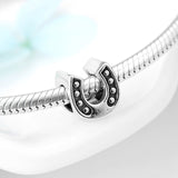 High Quality Family Forever Charms 925 Sterling Silver Beads Clear CZ Fit Original Pandora Bracelet Bangles Jewelry making