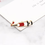 High Quality Fashion Syringe Pin Medical Equipment Tool Jewelry for Doctor Nurse Brooch Badge Creative Enamel Collar Bag Pins