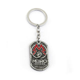 Hot Game Metro Exodus 2033 Necklace Metal Vintage Souvenir Pendant Tag Women Fashion Choker Men Jewelry Gift Link Chain kolye