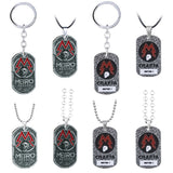 Hot Game Metro Exodus 2033 Necklace Metal Vintage Souvenir Pendant Tag Women Fashion Choker Men Jewelry Gift Link Chain kolye