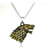 Hot Game Of Thrones Necklaces Song Of Lce And Fire Torque Targaryen Dragon Metal Pendant Women Men Choker Jewelry Accessories