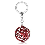 Hot Game Of Thrones Necklaces Song Of Lce And Fire Torque Targaryen Dragon Metal Pendant Women Men Choker Jewelry Accessories