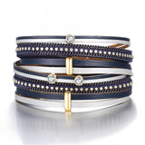 IF YOU Fashion Pearl Multilayer Leather Bracelet Bangle Woman Vintage Charm Pendant Bracelets 2019 Pulseira Jewelry Dropship New