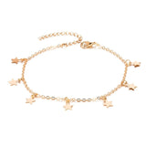 IPARAM Multi Layer Star Pendant Anklet Foot Chain 2019 New Summer Yoga Beach Leg Bracelet Charm Anklets Jewelry Gift